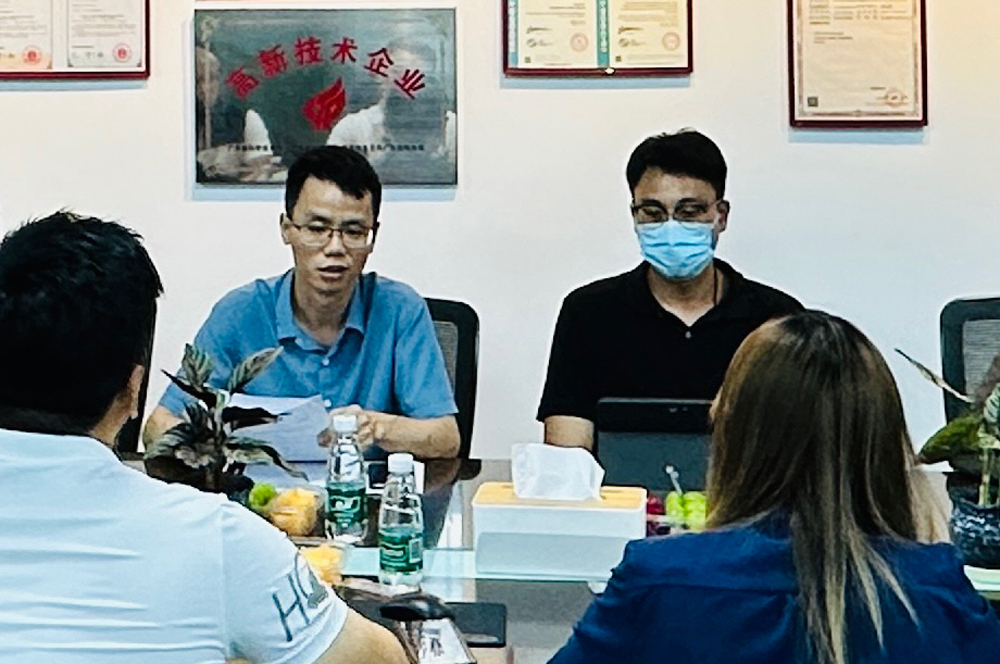 佛山市生態環境局、佛山市生態環境局順德分局領導蒞臨廣碧調研指導(圖2)